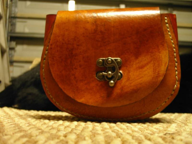 Gürteltasche Groß Mit Drehverschluss von ArnoldsLeatherGoods