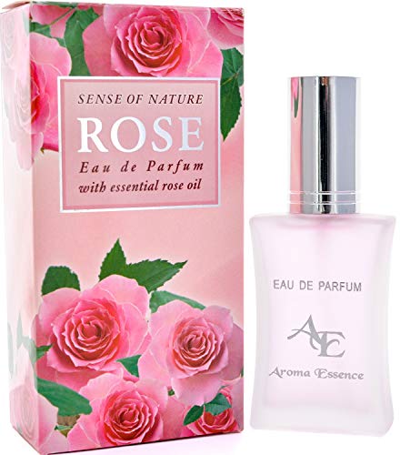 ROSE Damen-Eau de Parfum von Aroma Essence, Duft aus dem Tal der Rosen, Frauen Parfüm mit Rosenöl, 35ml von AE Aroma Essence