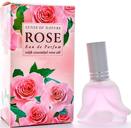 Rose Parfüm für Frauen, Rose Duft des Bulgarischen Tals der Rosen, frisches romantisches Parfüm mit Damaszener-Rosenöl, 12 ml von AE Aroma Essence