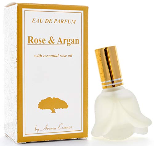 ARGAN and ROSE Eau de Parfum für Frauen, Frühlingsblumen-Duft des Tals der Rosen, frisches, romantisches Parfüm, 12 ml von AE Aroma Essence