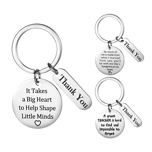 Aroncent 3PCS Schlüsselanhänger Schlüsselringe Jahrestag Valentinstag Thanksgiving Kostenlos Gravur von Aroncent