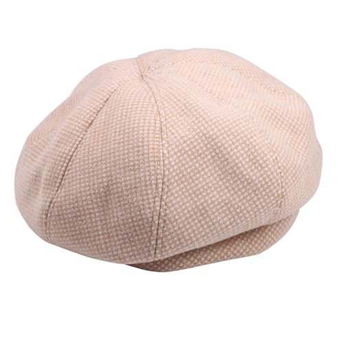 Aroncent Damen Retro Künstler Baskenmütze: Klassische Herbst Winter Barett aus schicker Wolle modischer Strick Beret für Damen von Aroncent