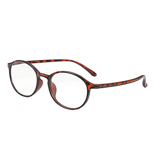 Aroncent Lesebrille Lesehilfe Sehhilfe Computer Lesebrille Augenoptik Flexibel Arbeitsplatzbrille für Damen Herren Dioptrien +1.0-4.0 Schwarz Leopard von Aroncent