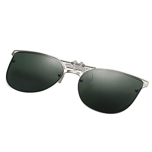 Aroncent Sonnenbrille Clip Aufsatz Clip on Unisex Vorhänger Brille Polarisiert Sunglasses von Aroncent