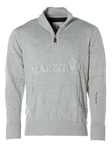 Arqueonautas® Troyer Strick Pullover -Maritime- Grau XL von ARQUEONAUTAS