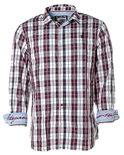 Arqueonautas Langarm Karohemd Hemd kariert Rot M von ARQUEONAUTAS