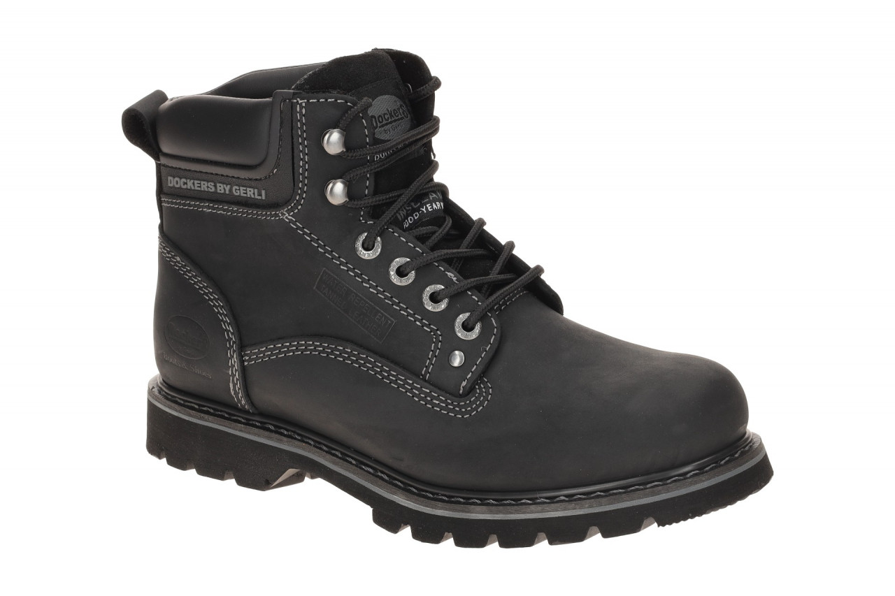 Dockers by Gerli 23DA004-400100 schwarz - bequeme Stiefelette f?r Herren von Array