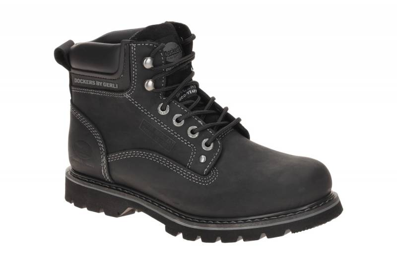 Dockers by Gerli 23DA004-400100 schwarz - bequeme Stiefelette f?r Herren von Array