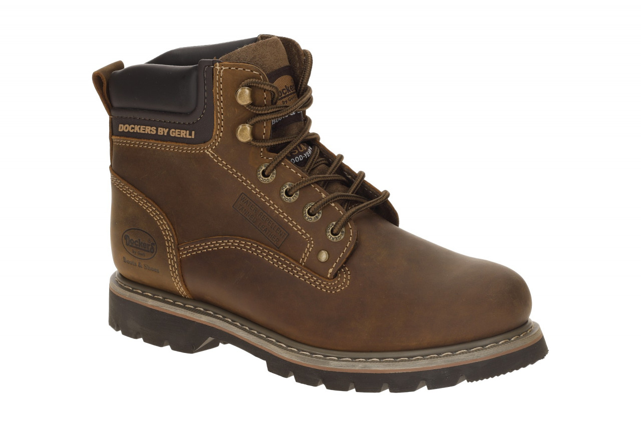 Dockers by Gerli 23DA004-400460 braun - bequeme Stiefelette f?r Herren von Array