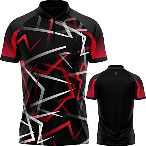 Arraz Flare Dartshirt Black & Red S von Arraz