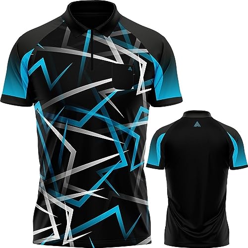 Arraz Flare Dartshirt Black & Blue XXXXXL von Arraz