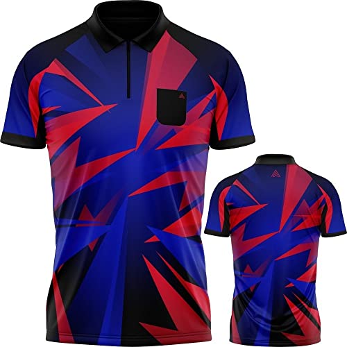 Arraz Shard Dartshirt Black & Blue-Red XXL von Arraz