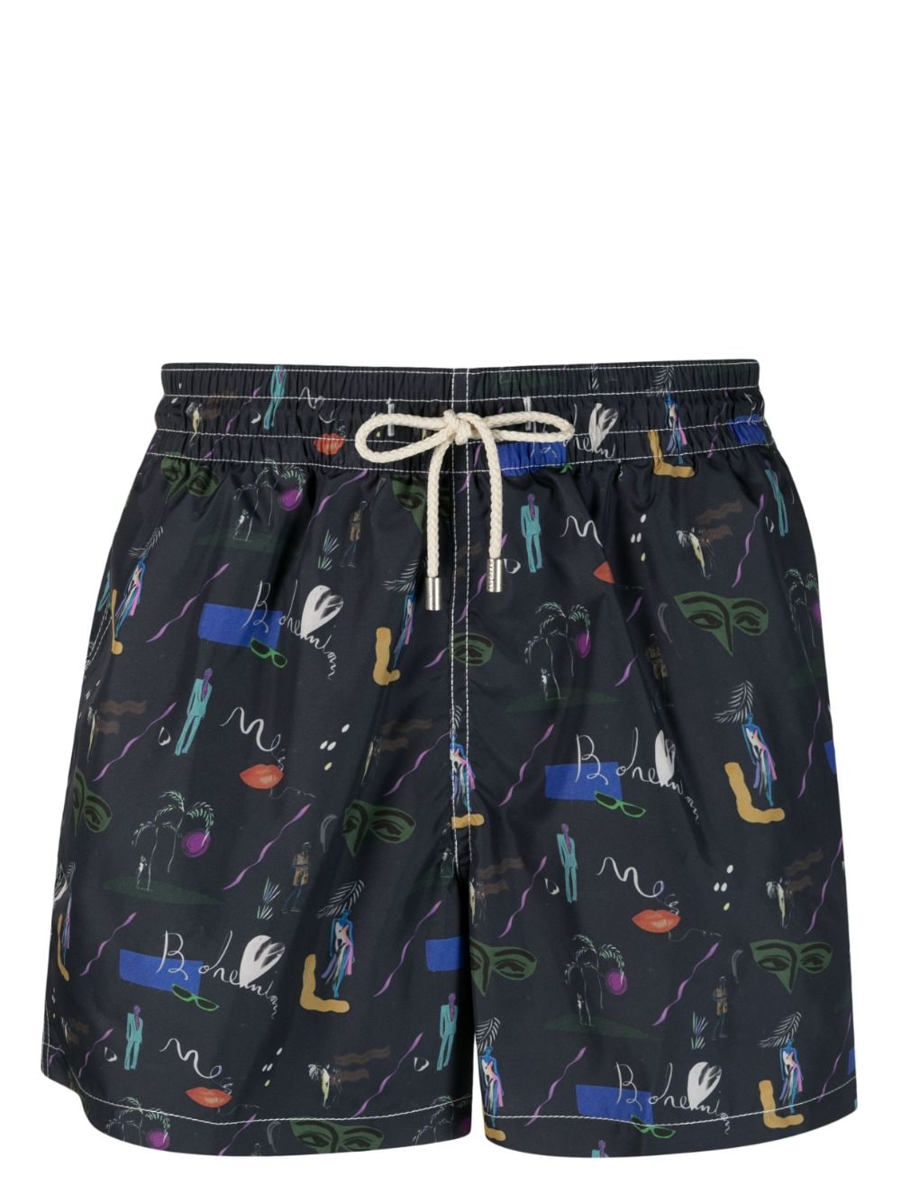 Arrels Barcelona x Cecilia Carlsted Boheme Badeshorts - Blau von Arrels Barcelona