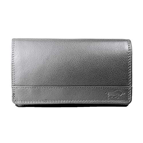 Arrigo Unisex-Adult Flap Wallet with RFID Protection, Grey, Large von Arrigo