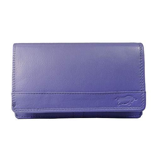 Arrigo Unisex-Adult Flap Wallet with RFID Protection, Purple, Large von Arrigo