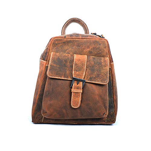 Arrigo Unisex-Erwachsene Backpack Rucksack Braun (Cognac) von Arrigo