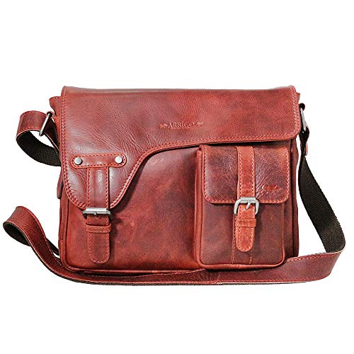 Arrigo Unisex-Erwachsene Messenger Bag Kuriertasche Rot (Rood) von Arrigo