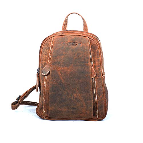 Arrigo Unisex-Erwachsene Rugtas Rucksack Braun (Cognac) von Arrigo