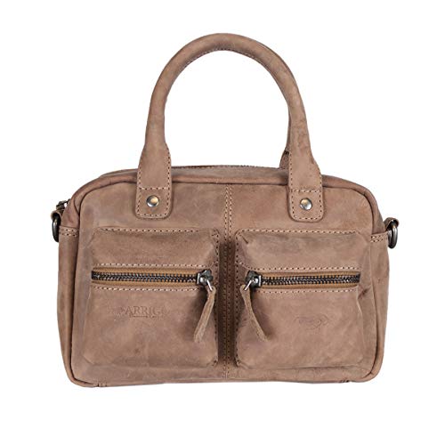 Arrigo Leder Westernbag für Damen - Umhängetasche - Lederhandtasche - Handtasche - 18 x 12 x 25 cm von Arrigo