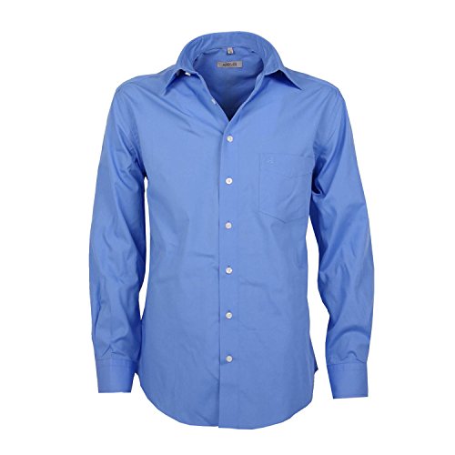 Arrivee Blaues Übergrößen Hemd (Langarm) Größe 8XL, Größe:3XL von Arrivee