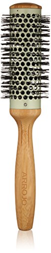 ARROJO Mittlere Keramik-Haarbürste – Rundbürste zum Föhnen & Stylen – Borstenhaarbürsten für Damen und Herren – Haarbürste zum Glätten und Hinzufügen von Glanz – Borstenhaarbürste ideal für von Arrojo