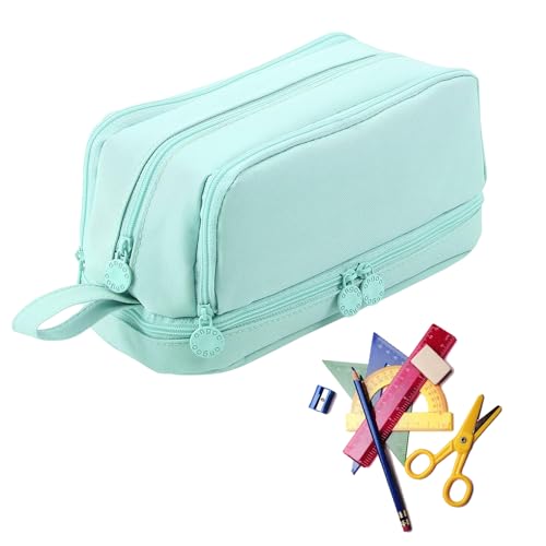 Arroopu Großes Federmäppchen | Schul Federmäppchen Großes Fassungsvermögen Federtasche,Stiftehalter Tasche Mit 4 Fächern Für Schreibwaren Marker Schule Büro Unterricht College Kinder Erwachsene von Arroopu