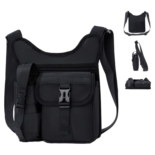Arroopu Herren Umhängetasche - Leichte Schultertasche | Kompakte Mode Umhängetasche für Alltag Reise Wandern Sport Fitness Outdoor Training Arbeit und Beruf von Arroopu