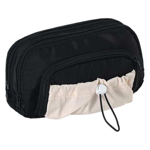 Arroopu Stiftetasche - Schlampermäppchen Organizer - Doppelreißverschluss Federtasche mit Zugband für Tagebuchführen Unterwegs Sekundarstufe Korrektur von Arroopu