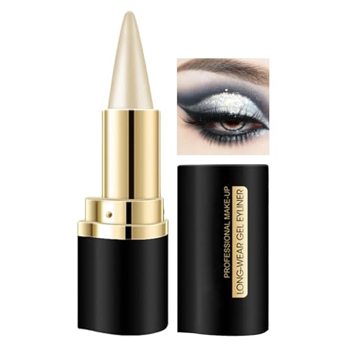 3Stück Gel-Eyeliner Mit Langem Halt, Schnell Trocknender Wischfester Eyeliner Stift Gel, Matte Kajalstift, Waterproof Gel Eyeliner, Matte Schnell Trocknender Eyeliner, Glatte Textur Lidstrich Stift von Arrovarp