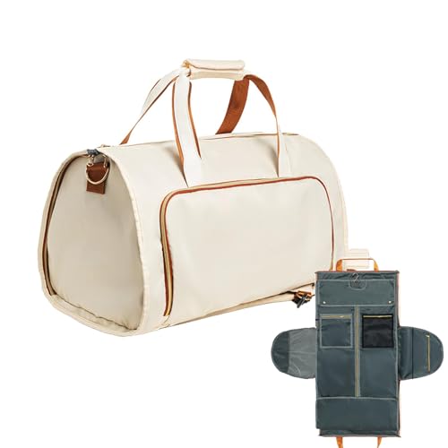 Arrovarp Duffle-Kleidertasche für die Reise,Kleidertasche Duffle - 2-in-1-Anzugtasche,Umwandelbare Anzug-Reisetasche für Damen und Herren, Handgepäck-Kleidertasche mit Schultergurt, Faltbare von Arrovarp