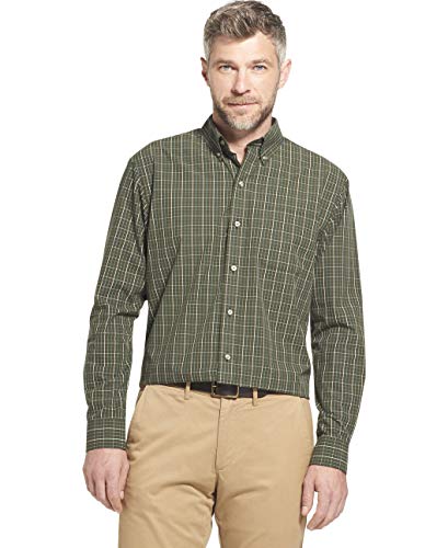 Arrow 1851 Herren Hamilton Poplins Langärmeliges Knopfleiste Hemd mit Button-Down-Kragen, Tiefer Kolophonium, Mittel von Arrow