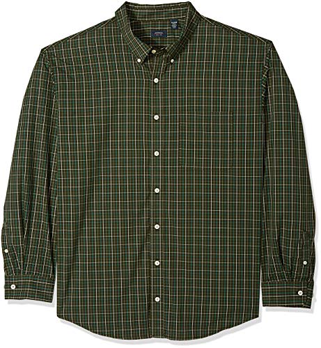 Arrow 1851 Herren Big and Tall Hamilton Popeline, langärmelig, Knopfleiste Hemd mit Button-Down-Kragen, Tiefer Kolophonium, XXX-Large Hoch von Arrow