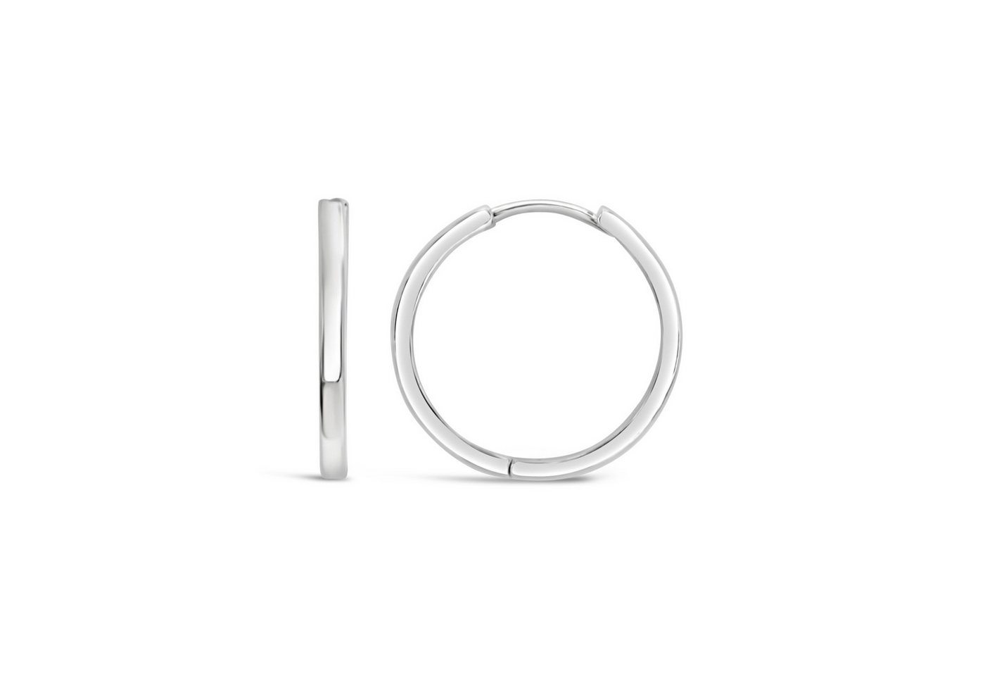 Ars-Argenti Paar Creolen Ohrringe Damen echt 925 Sterling Silber inkl. Geschenkbox (inkl. Schmuckbox), 925 Sterling Silber, Hypoallergen, Wasserfest, Nickelfrei von Ars-Argenti