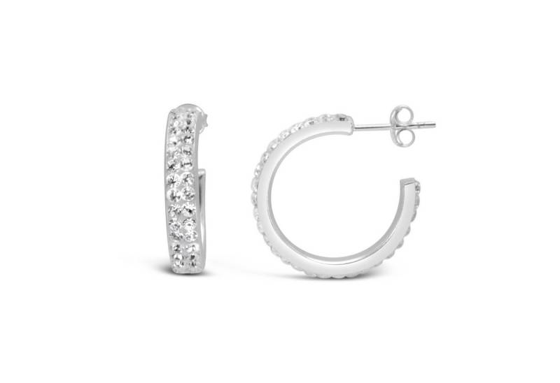 Ars-Argenti Paar Creolen Ohrringe Damen echt 925 Sterling Silber inkl. Geschenkbox (inkl. Schmuckbox), 925 Sterling Silber, Hypoallergen, Wasserfest, Nickelfrei von Ars-Argenti