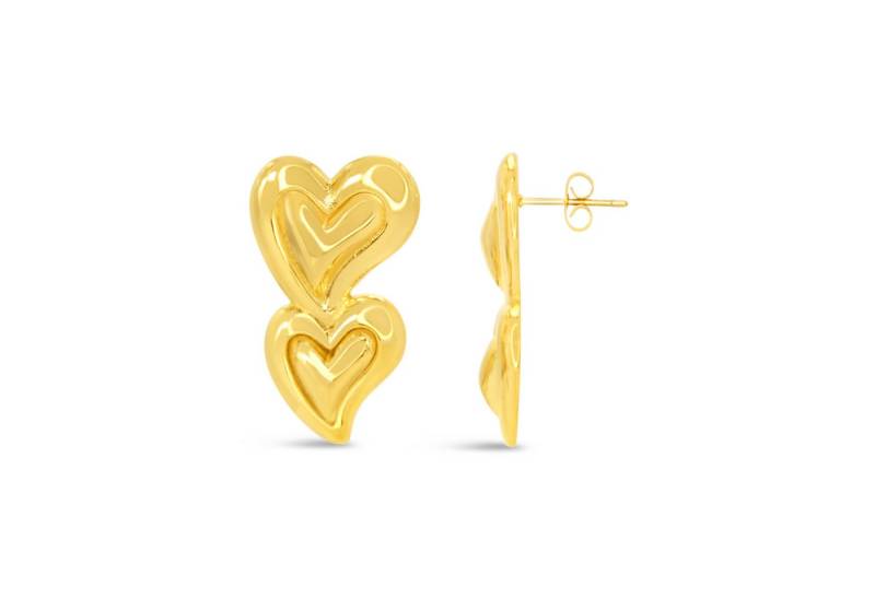 Ars-Argenti Paar Ohrhänger Anmutige Boho-Design Ohrringe-925 Sterling Silber-18K vergoldet (inkl. Schmuckbox), 925 Sterling Silber, Hypoallergen, Wasserfest, Nickelfrei von Ars-Argenti