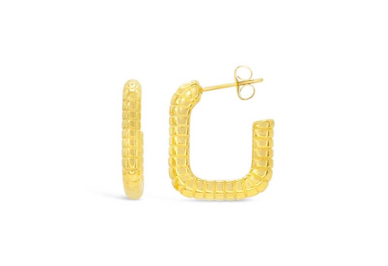 Ars-Argenti Paar Ohrhänger Exklusive Statement Ohrringe doppelt vergoldet 18K - hypoallergen (inkl. Schmuckbox), Ohrringe Statement Gold 925 Sterling Silber Goldschmuck Hypoallergen von Ars-Argenti