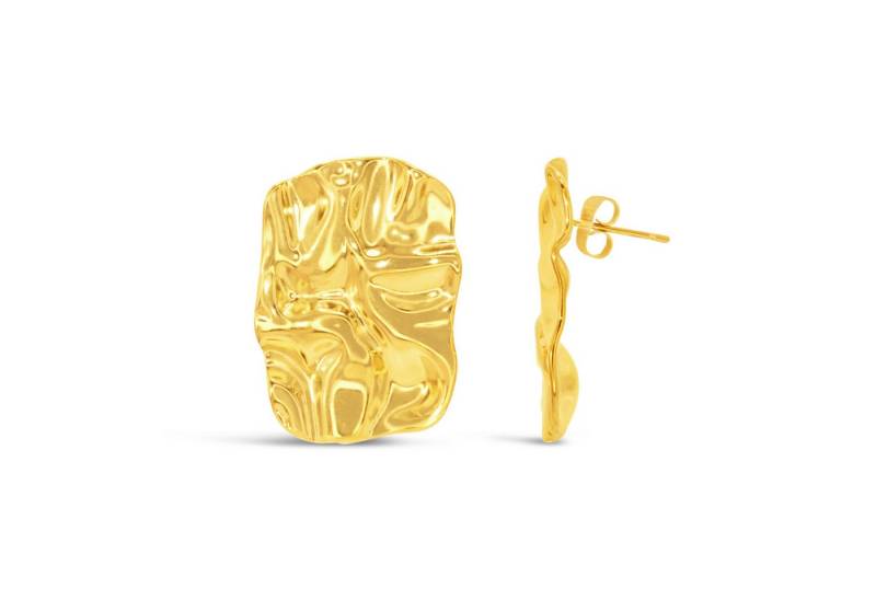 Ars-Argenti Paar Ohrhänger Exklusive Statement Ohrringe doppelt vergoldet 18K - hypoallergen (inkl. Schmuckbox), Ohrringe Statement Gold 925 Sterling Silber Goldschmuck Hypoallergen von Ars-Argenti