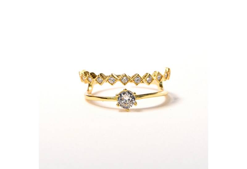 Ars-Argenti Silberring Zarte & Sinnliche Damenringe 925 Sterling Silber, Damen Fingerringe 925 Sterling Silber vergoldet von Ars-Argenti