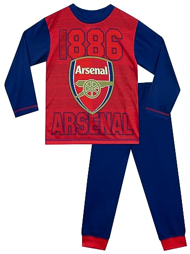 Arsenal F.C. Pyjamas für Jungen | Fußball-Pyjamas | Offizielle Jungen Arsenal Pyjamas Rot 110 von Arsenal F.C.