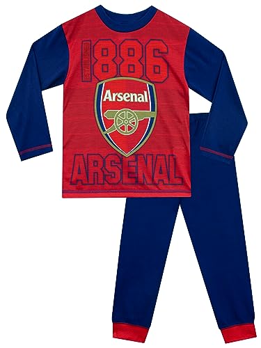 Arsenal F.C. Pyjamas für Jungen | Fußball-Pyjamas | Offizielle Jungen Arsenal Pyjamas Rot 116 von Arsenal F.C.