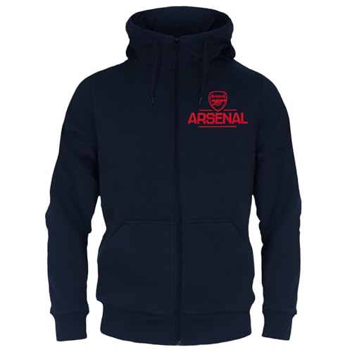 Arsenal FC - Herren Fleece-Sweatjacke - Offizielles Merchandise - Geschenk für Fußballfans - XL von Arsenal F.C.