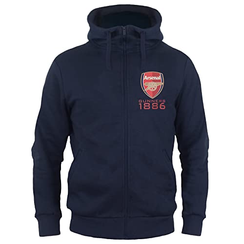 Arsenal FC - Herren Fleece-Sweatjacke - Offizielles Merchandise - Geschenk für Fußballfans - 3XL von Arsenal FC