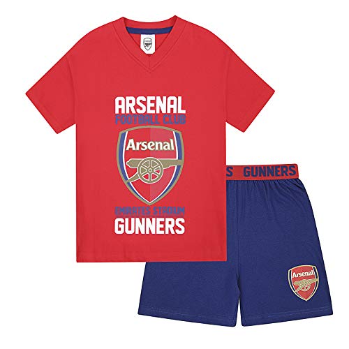 Arsenal FC - Jungen Schlafanzug - Offizielles Merchandise - Geschenk für Fußballfans - Rot & Weiß - Rot - 10-11 Jahre von Arsenal FC