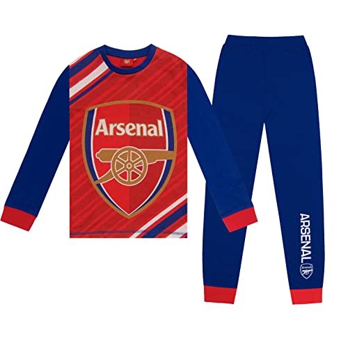 Arsenal FC - Jungen Schlafanzug mit Sublimationsdruck - Offizielles Merchandise - Geschenk für Fußballfans - Rot/Dunkelblau - 13-14 Jahre von Arsenal FC