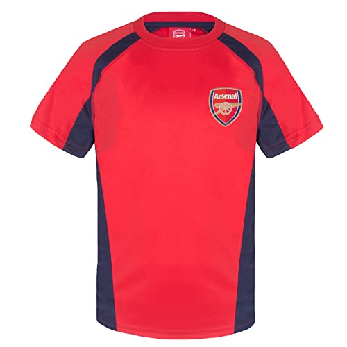 Arsenal FC - Jungen Trainingstrikot aus Polyester - Offizielles Merchandise - Rot/Dunkelblau - 10-11 Jahre von Arsenal FC