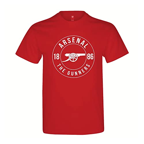 Arsenal FC Unisex Arsenal Gunners T Shirt Erwachsene Tshirt, bunt, S von Arsenal FC