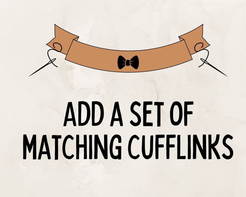 Fügen Sie Ihrer Bestellung Ein Set Passende Manschettenknöpfe Hinzu von ArsenicandOldLaceUK
