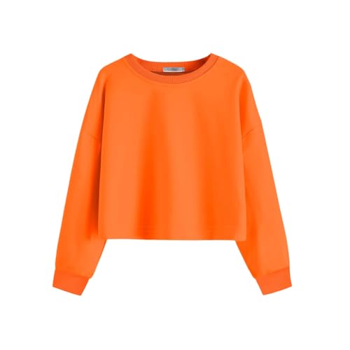 Arshiner Langarm Tshirt Mädchen Langarmshirt Oberbekleidung Top Shirt Kinder Long-Sleeve T-Shirt Orange 165 Arshiner Langarm Tshirt Mädchen Langarmshirt Oberbekleidung Top Shirt Kinder Long-Sleeve T-Shirt Orange 165 von Arshiner