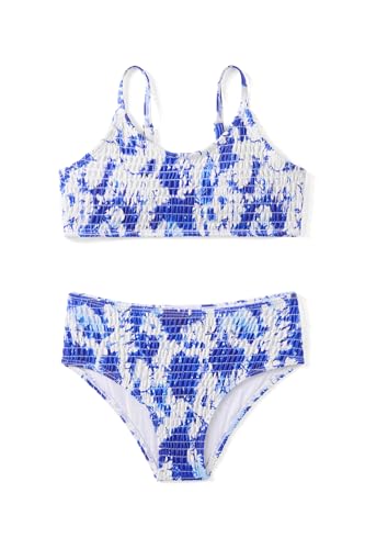 Arshiner Mädchen Bikini-Set Blumen Sommer Kinder Badeanzuge Zweiteiliger Mode Tankini Hautfreundlich Atmungsaktiv Bikinis für Mädchen 9-10 Jahre von Arshiner