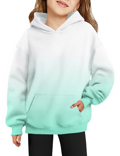 Arshiner Mädchen Kapuzenpullover Warm Fleece Kinder Hoodie Winter Pullover mit Tasche Sweatshirt für Mädchen 10-11 Jahre von Arshiner